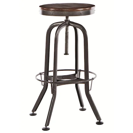 Barstool with Steel Base